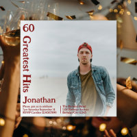 Custom Retro Album Cover Music 60th Birthday