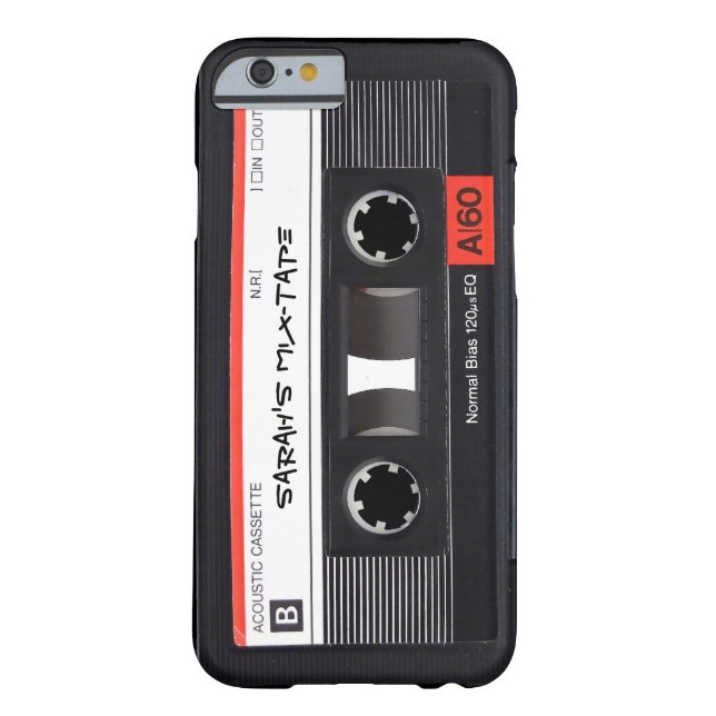 Custom Retro Cassette Tape Case-Mate iPhone Case (Back)