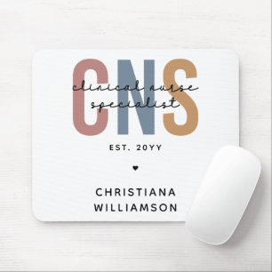 Custom Retro CNS Clinical Nurse Specialist Mouse Pad