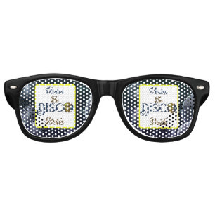 Custom  Retro Disco Bachelorette Party Disco Bride Sunglasses