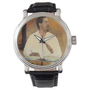 Custom retro drum watch