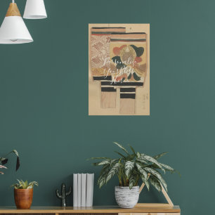 CUSTOM Retro Japanese Hagoita Art Print