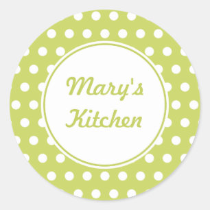 Custom Retro Kitchen Stickers