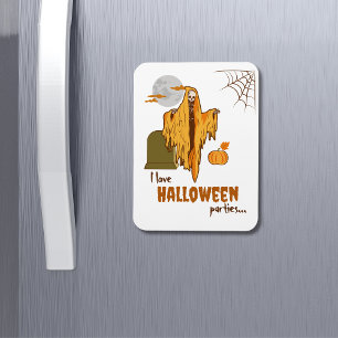 Custom Retro Novelty Funny Skeleton Halloween Magnet