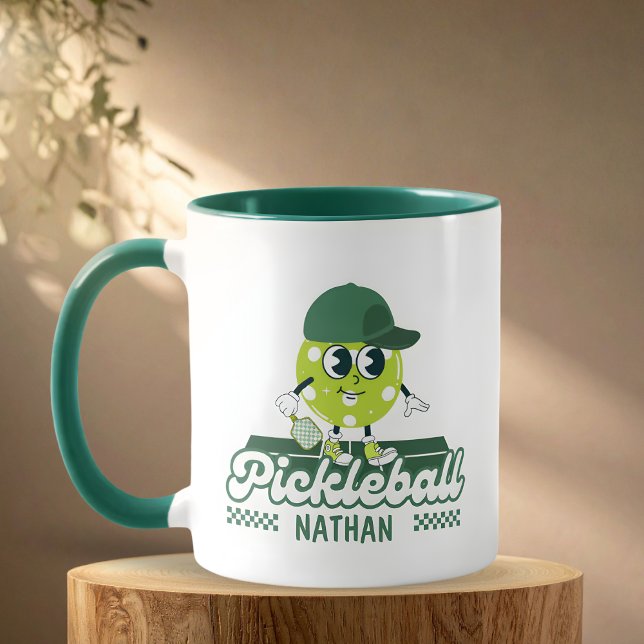Custom Retro Pickleball Mode  Mug (Creator Uploaded)