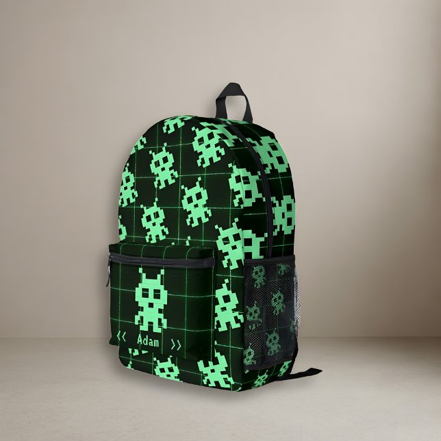 Custom Retro Pixel Alien Backpack (Creator Uploaded)