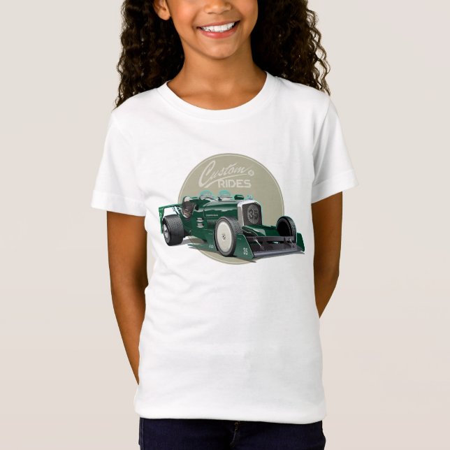 Custom retro race car concept T-Shirt (Front)
