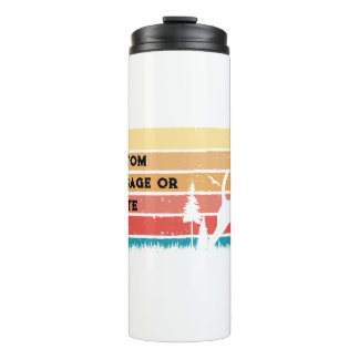 Custom Retro Styled Beagle Dog Lover Thermal Tumbler