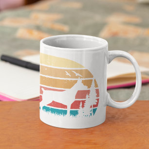 Custom Retro Styled Doberman Dog Lover Trainer Coffee Mug