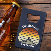 Custom Retro Sunset Mountain Navy Blue