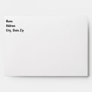 Custom Return Address Envelope