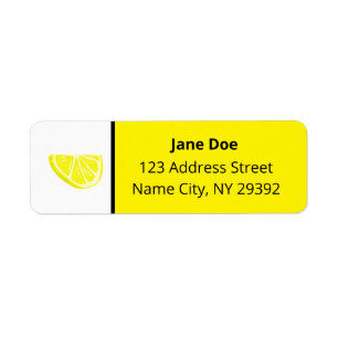 Custom Return Address Label