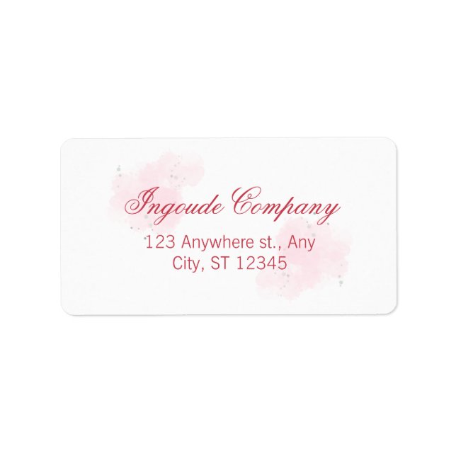Custom Return Address Label (Front)