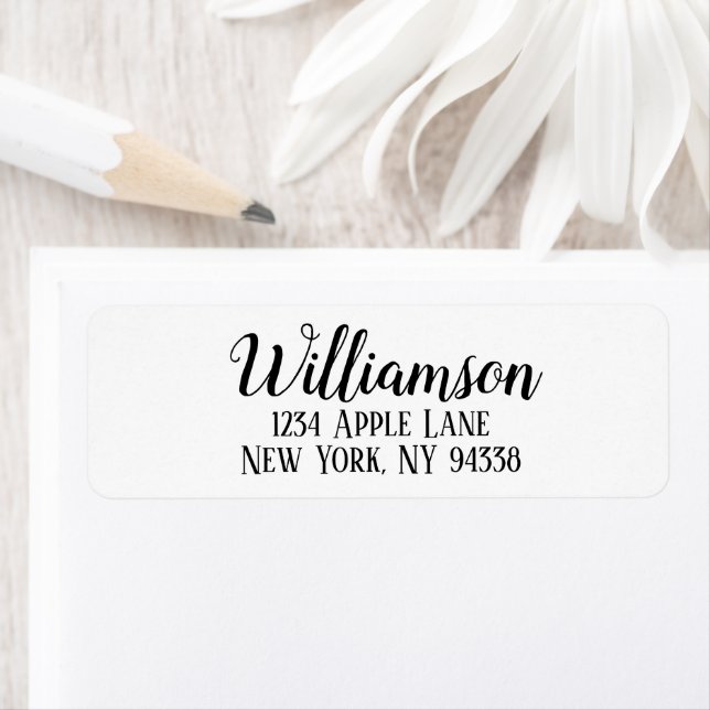 Custom Return Address Labels (Insitu)