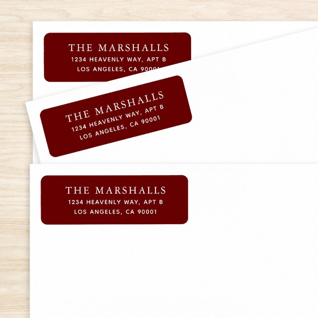 Custom Return Address Labels (Creator Uploaded)