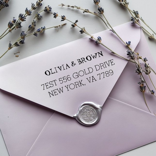 Custom Return Address Rubber Stamp | Personalized  (Creator Uploaded)