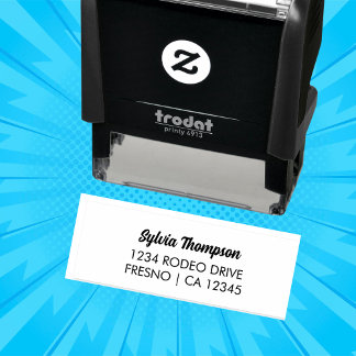 Custom Return Address Self-inking Stamp