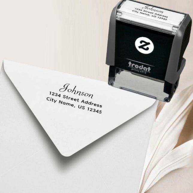 Custom Return Address Stamp Self Inking  (Custom Return Address Stamp Self Inking)