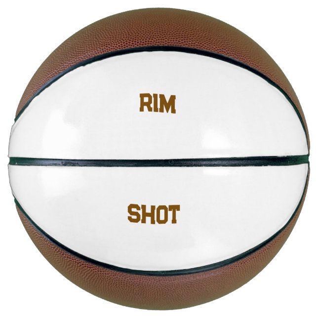Custom Rim Shot Basketball (Front)