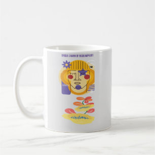 Custom Risograph Artwork Coffee Mug