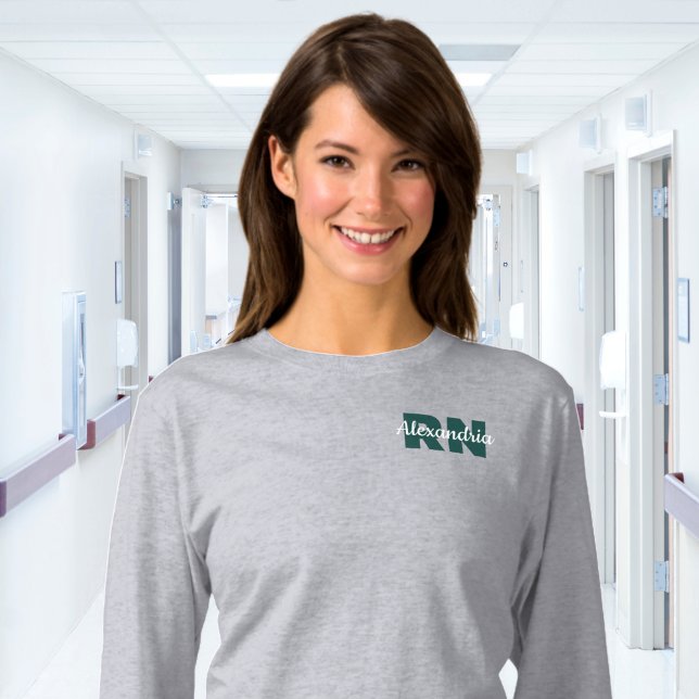 Custom RN Credentials with Name T-Shirt (Creator Uploaded)