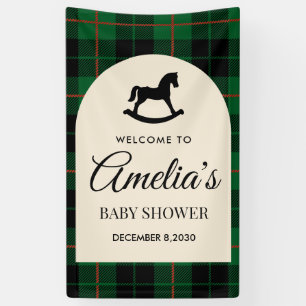 Custom Rocking Horse baby shower Banner
