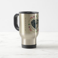 Custom Romantic Event Floral Heart Photo