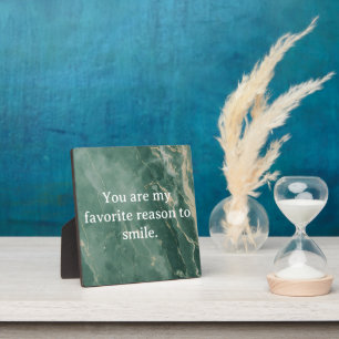 Custom Romantic Quote Print – Favourite Reason to Plaque