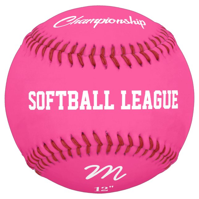 Custom Rose Softball (Front)