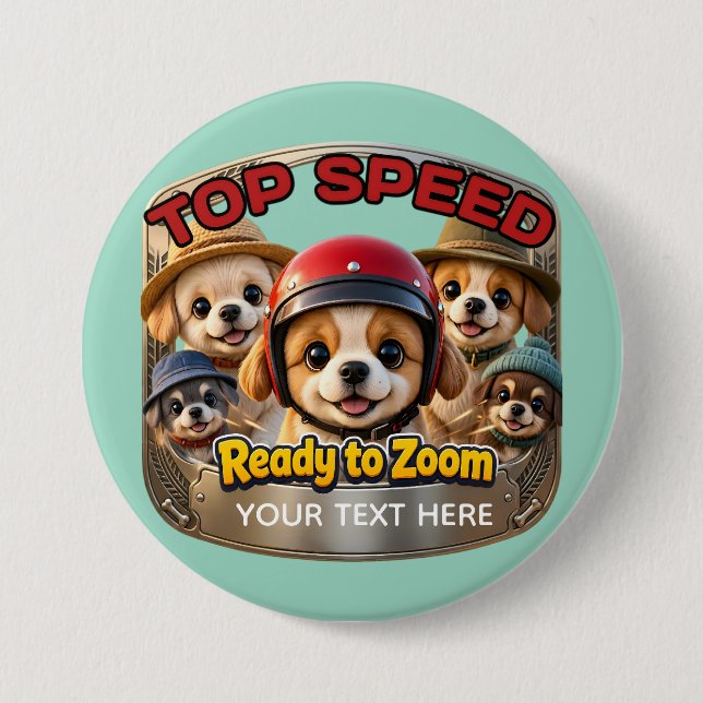 Custom Round, 3 inch Button (Front)