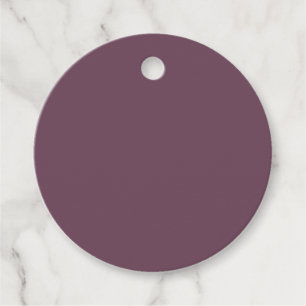 Custom Round Favour Tags