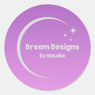 Custom Round Logo Sticker