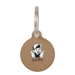 Custom Round Pet Tags for Personalised Pet Style