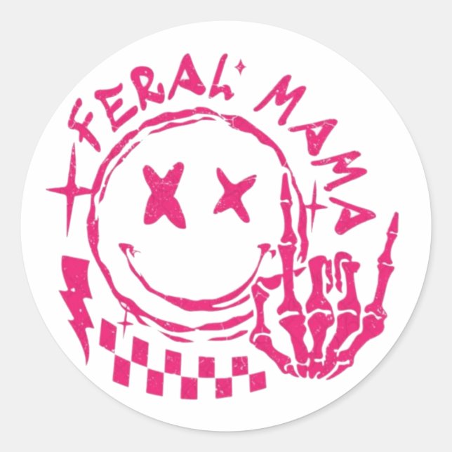 custom Round Sticker (Front)