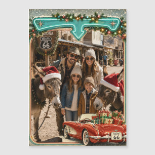 Custom Route 66 Christmas Photo Keepsake
