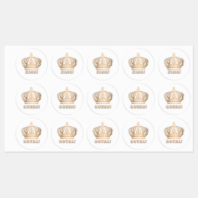 Custom Royal Labels (Sheet)