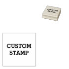 Custom rubber stamp, logo stamp, business branding