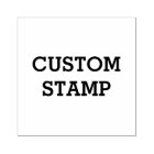 Custom rubber stamp, logo stamp, business branding