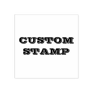 Custom rubber stamp, logo stamp, business branding stamp
