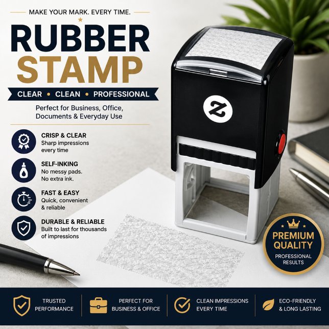 Custom Rubber Stamps | Pre-Inked & Signature Stamp (Creator Uploaded)