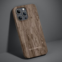 Custom Rustic Dark Brown Colored Faux Woodgrain
