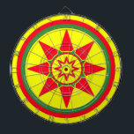 Custom  Rustic  Dartboard<br><div class="desc">A dartboard is a popular recreational and competitive game that provides hours of fun for players of all ages and skill levels. Typically made from sisal fibres, cork, or electronic components, dartboards are designed to withstand the impact of darts while offering precise scoring zones. Standard dartboards feature a circular design...</div>