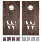 Custom Rustic Farmhouse Family Monogram Name Wood