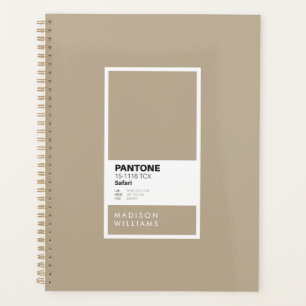 Custom Safari Notebook Personalised Neutral Planner