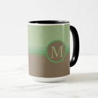 Custom Sage Olive Green Grey Brown Colour Block