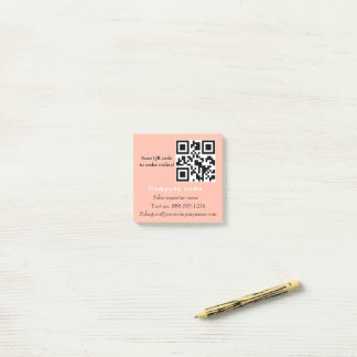 Custom sales tool, Custom Post It for sales rep, P Post-it Notes
