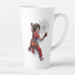 Custom Sally O'Malley Spider-Man Superhero Fan Des Latte Mug