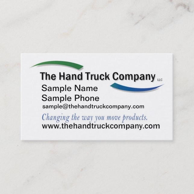 Custom SAMPLE Business Card (Front)