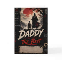 Custom Samurai Spirit Father’s Day Card