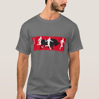 Custom, San Fermin Pamplona, encierro / bull run, T-Shirt